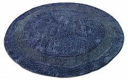 Ronde Badmat - Nila (blauw)