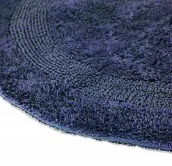 Ronde Badmat - Nila (blauw)