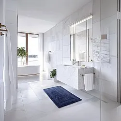 Badmat - Nila (blauw)