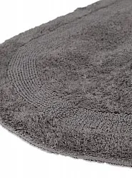 Ovale badmat - Nila (donkergrijs)