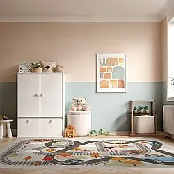 Kindervloerkleed - Autumn Town