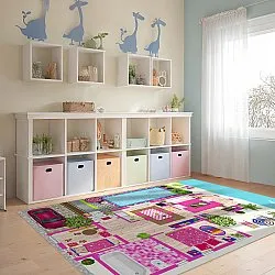 Kindervloerkleed - Beach world