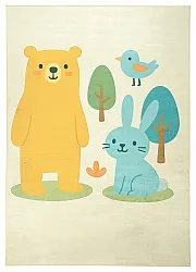 Kinderkleed - Bear and Bunny (crème/multi)