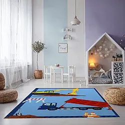 Kindervloerkleed - Building Site