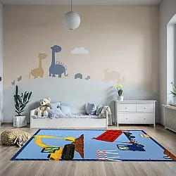 Kindervloerkleed - Building Site
