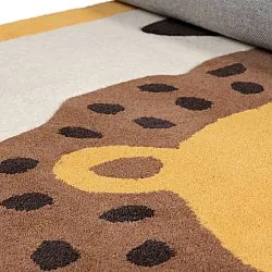 Kinderkleed - Lion Hand Tufted Wool Premium (beige/multi)