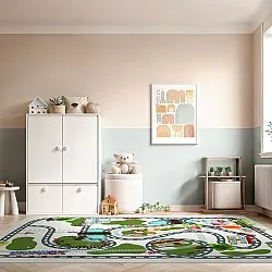 Kindervloerkleed - Little Town