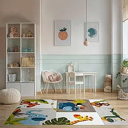 Kindervloerkleed - London Djungel