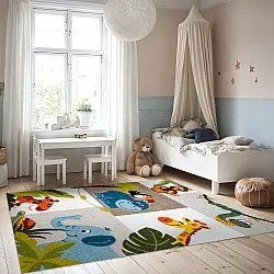 Kindervloerkleed - London Djungel