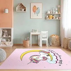 Kindervloerkleed - Magical Unicorn (roze)