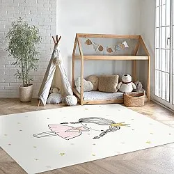 Kindervloerkleed - Princess (roze)