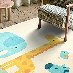Kinderkleed - Safari Animals (crème/multi)