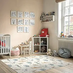 Kindervloerkleed - Safari Friends (multi)