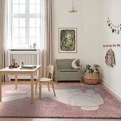 Kinderkleed - Soft Bunny (roze/crème)