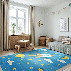 Kinderkleed - Space Rocket (blauw)