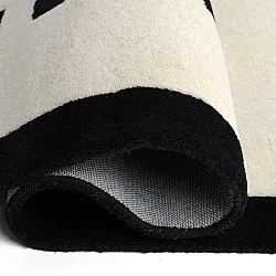 Kinderkleed - Zebra Hand Tufted Wool Premium (beige/zwart)