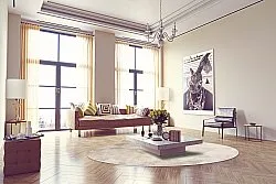 Rond vloerkleed - Porto (beige)