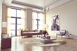 Rond vloerkleed - Cadiz (beige)