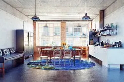 Rond vloerkleed - Gallo (blå)