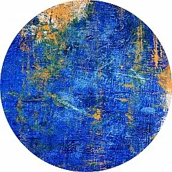 Rond vloerkleed - Taravilla (blå)