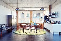 Rond vloerkleed - Pamplona (blå)