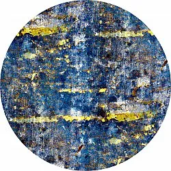 Rond vloerkleed - Estella (blå)