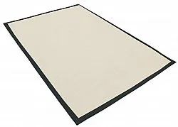 Sisal-vloerkleed - Agave (zwart/offwhite)