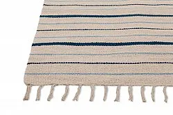 Voddenkleed Katoen - Boda (wit/blauw)