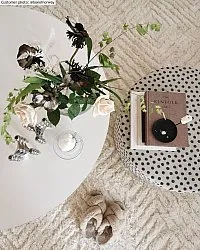 Hoogpolig vloerkleed - Monti (offwhite)