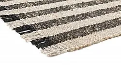 Vloerkleed Katoen - Hedda (zwart)