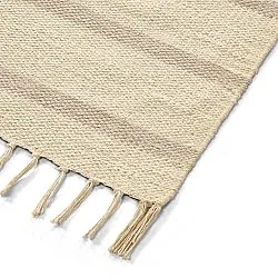 Vloerkleed Katoen - Helle (offwhite/grijs)