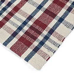 Vloerkleed Katoen - Husvik (crème/multikleur)