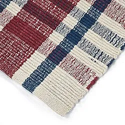 Vloerkleed Katoen - Husvik (crème/multikleur)