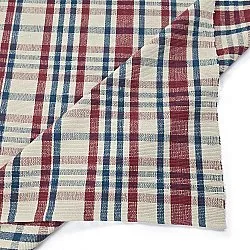 Vloerkleed Katoen - Husvik (crème/multikleur)