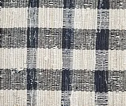 Vloerkleed Katoen - Noomi (zwart)