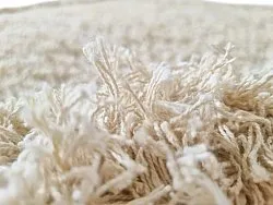 Hoogpolig vloerkleed - Bonnie Natural Cotton Shaggy (natuur)