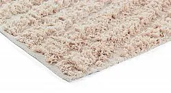 Hoogpolig vloerkleed - Indra Natural Cotton Shaggy (beige)