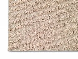 Hoogpolig vloerkleed - Indra Natural Cotton Shaggy (beige)