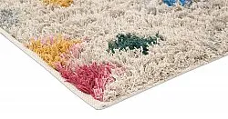 Hoogpolig vloerkleed - Marden Natural Cotton Shaggy (beige/multi)