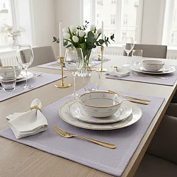 Placemat 2 stuks - Niva (lavendel)