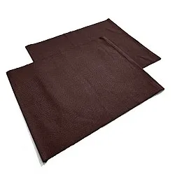 Placemat 2 stuks - Niva (donkerbruin)