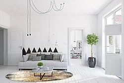 Rond vloerkleed - Florent (bruin)