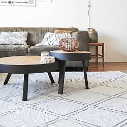 Vloerkleden voor binnen en buiten - Brussels Diamond (wit)