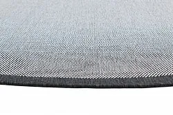 Rond vloerkleed - Sortelha (zwart)