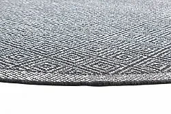 Rond vloerkleed - Monsaraz (zwart)