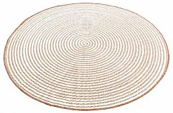 Rond vloerkleed - Ferragudo (oranje)