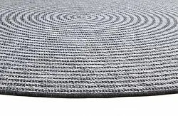 Rond vloerkleed - Ferragudo (antraciet)