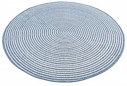 Rond vloerkleed - Ferragudo (blauw)