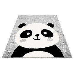Kindervloerkleed - Bubble Panda (grijs)