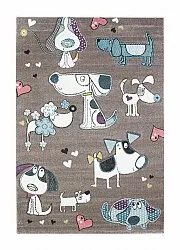 Kindervloerkleed - Caruba Dogs